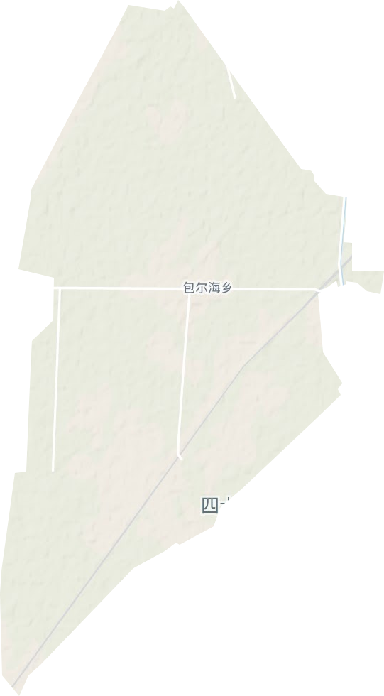 包尔海乡地形地图