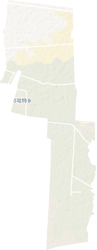 苏哈特乡地形地图