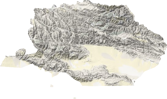 乃仁克尔乡地形地图