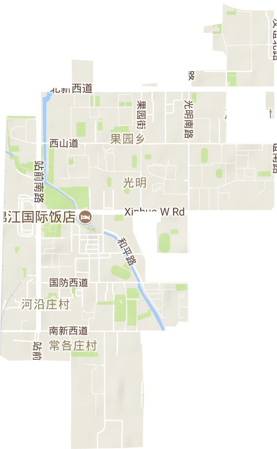 光明街道地形地图