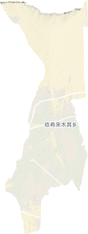 依希来木其乡地形地图