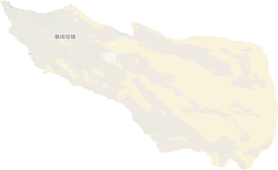 墩阔坦镇地形地图