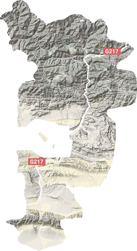 阿格乡地形地图