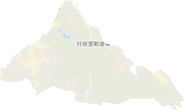 托依堡勒迪镇地形地图