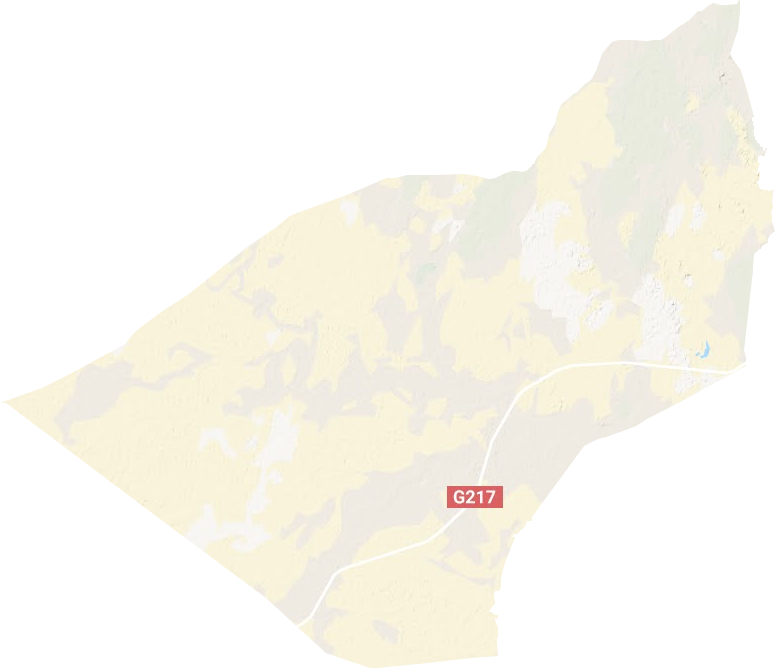 央塔克协海尔乡地形地图