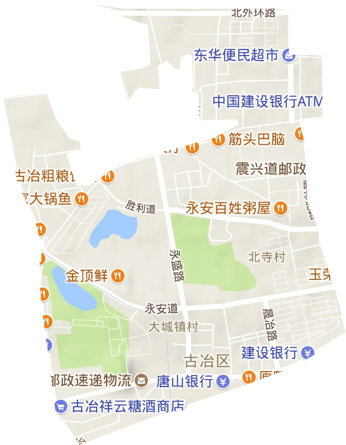 京华街道地形地图