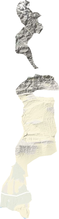 托克逊乡地形地图