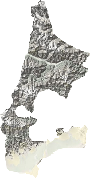 老虎台乡地形地图