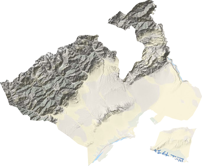英阿瓦提乡地形地图