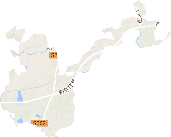 大庄坨乡地形地图