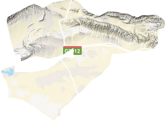 格达良乡地形地图