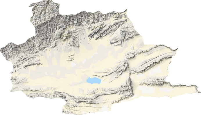 哈拉峻乡地形地图