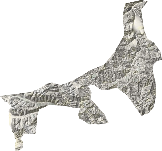 阿克达拉牧场地形地图