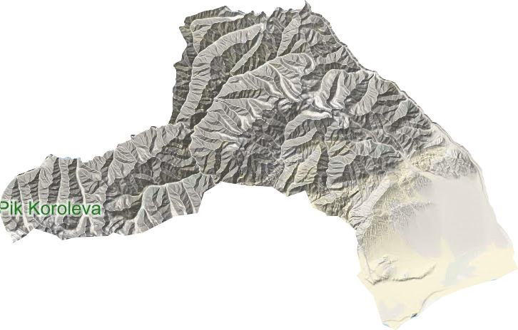 库兰萨日克乡地形地图