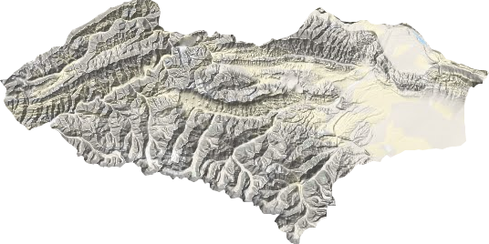 膘尔托阔依乡地形地图