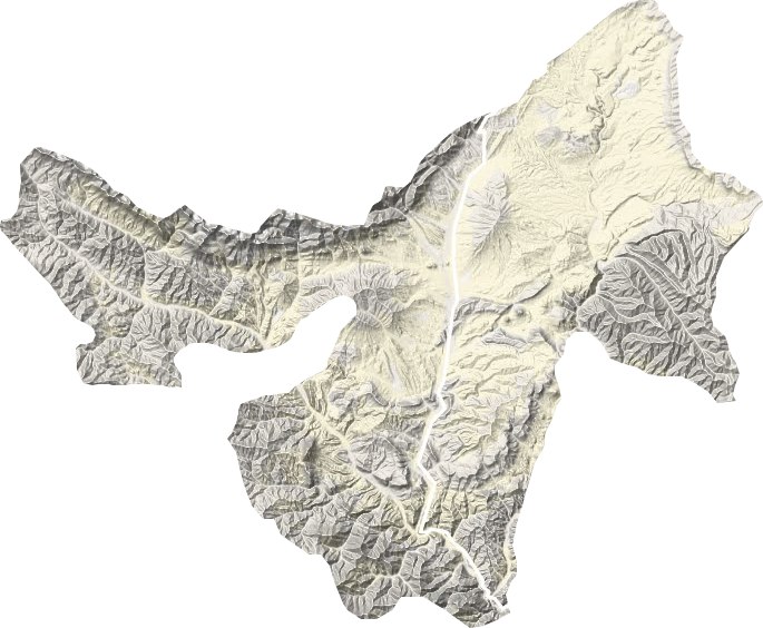 托云乡地形地图