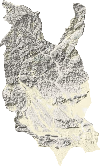 铁列克乡地形地图