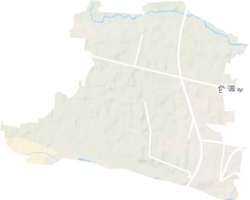 色满乡地形地图