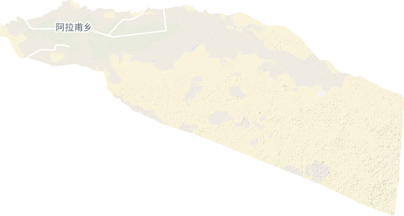 阿拉甫乡地形地图