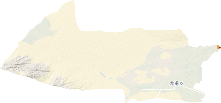 龙甫乡地形地图