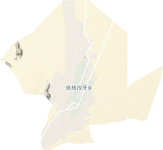 依格孜也尔乡地形地图