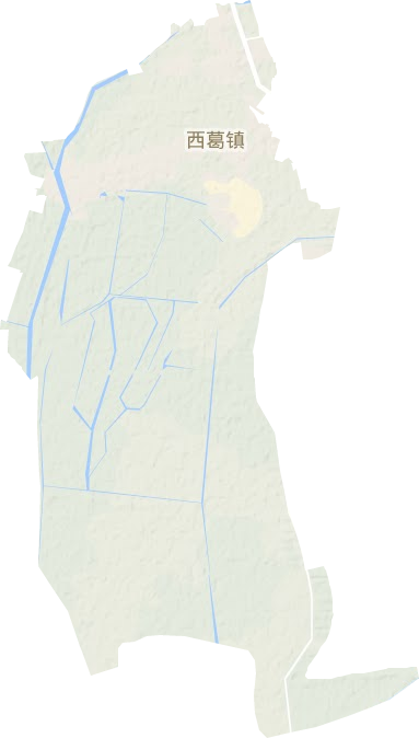 西葛镇地形地图