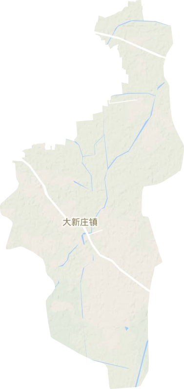 大新庄镇地形地图