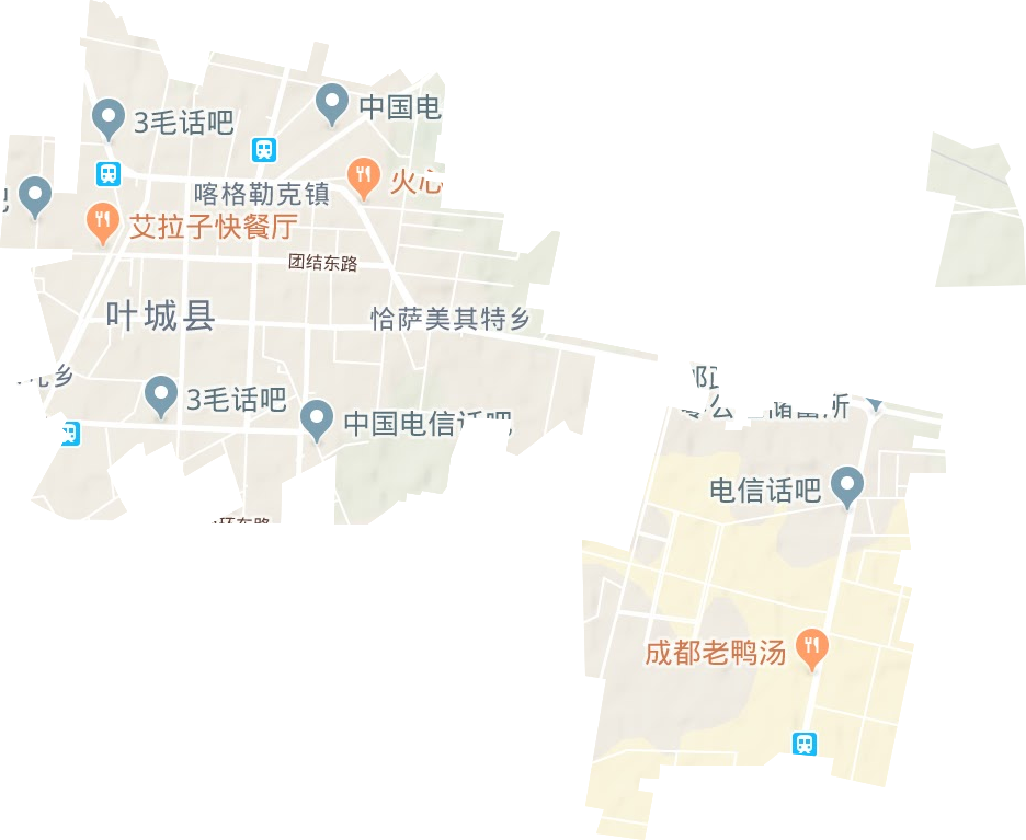 喀格勒克镇地形地图