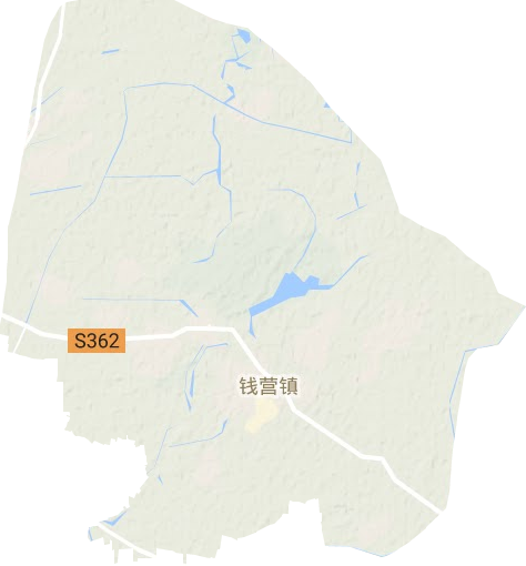 钱营镇地形地图