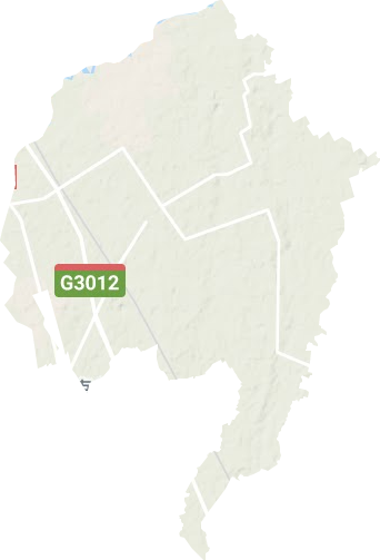 乌吉热克乡地形地图