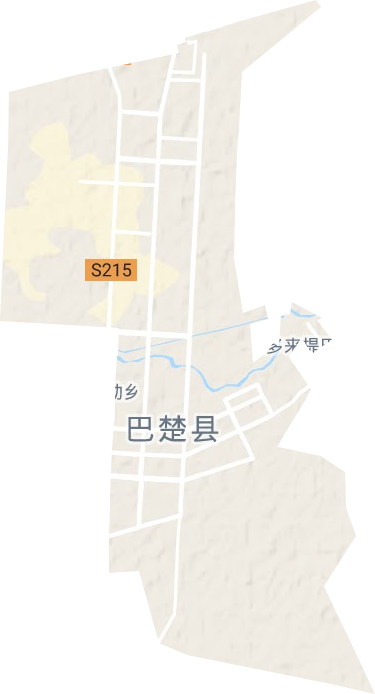 巴楚镇地形地图