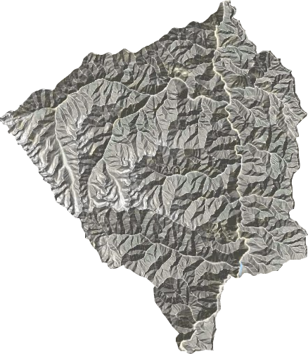 大同乡地形地图