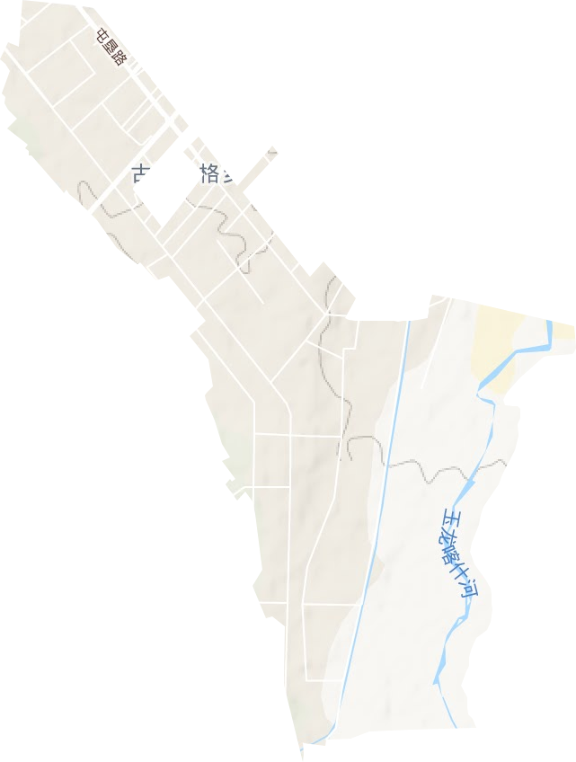 古江巴格乡地形地图