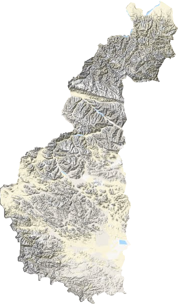朗如乡地形地图