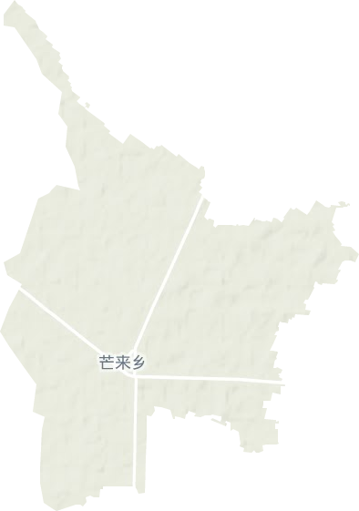 芒来乡地形地图