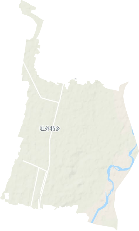 吐外特乡地形地图