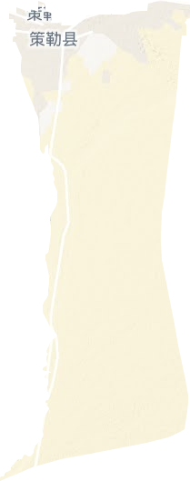 策勒镇地形地图