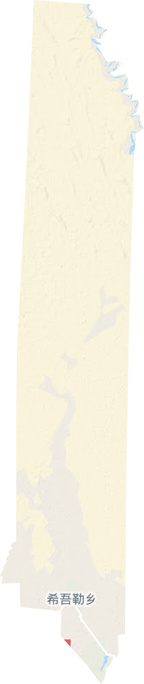 希吾勒乡地形地图