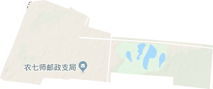 天北新区地形地图