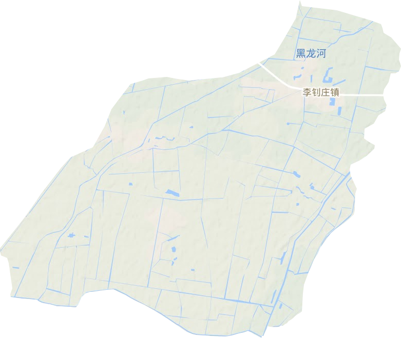 李钊庄镇地形地图