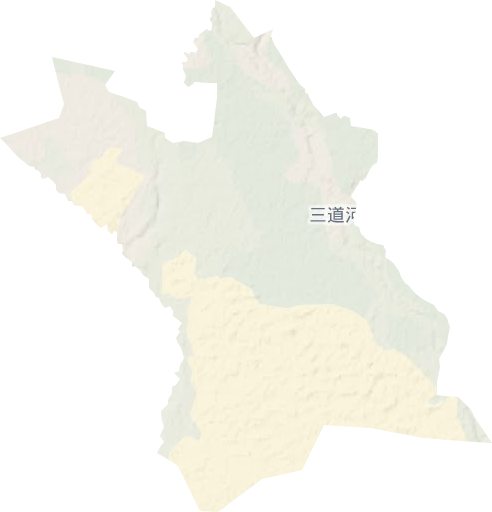 三道河乡地形地图