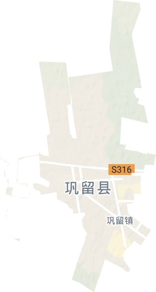 巩留镇地形地图