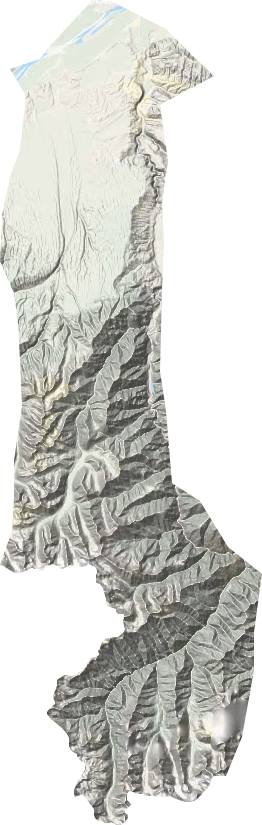 乔拉克铁热克镇地形地图