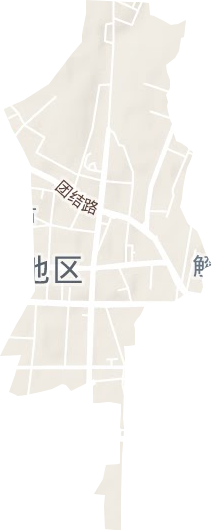 和平街道地形地图