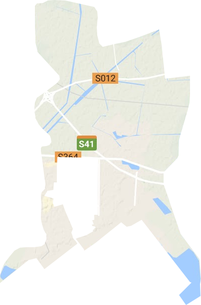 滨海镇地形地图