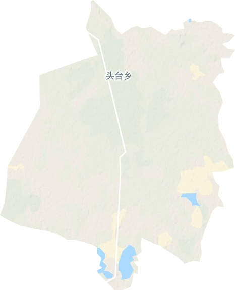 头台乡地形地图
