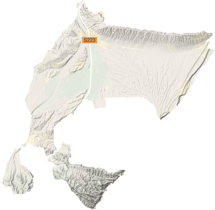 东湾镇地形地图