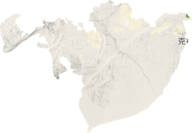 庙尔沟镇地形地图