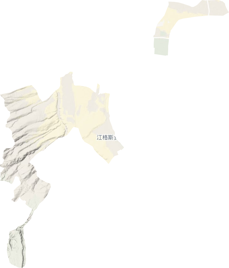 江格斯乡地形地图