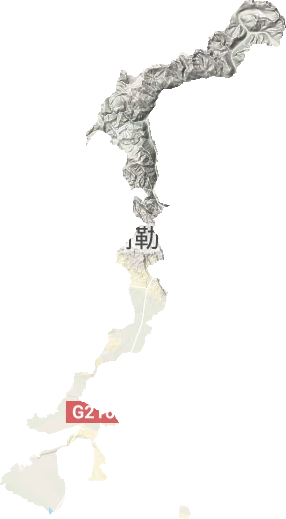 阿苇滩镇地形地图